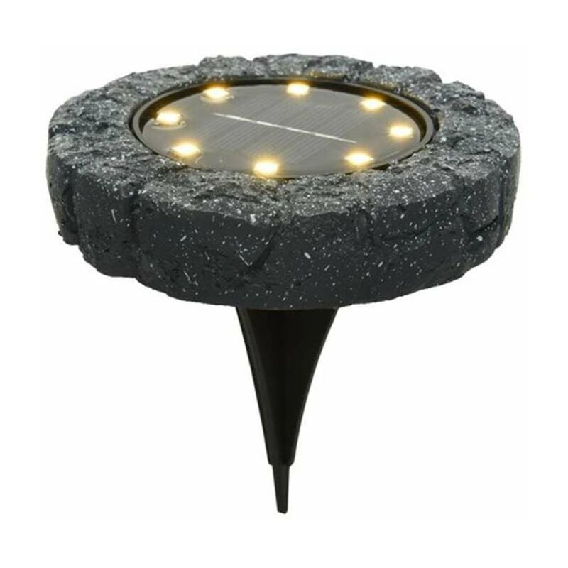foto del prodotto kaemingk lampade solari faretto segnapasso effetto roccia 11,2 cm