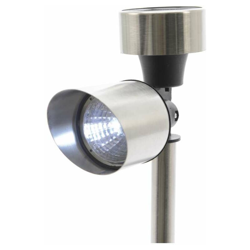 foto del prodotto kaemingk lampade solari led acciaio inossidabile 23,5 cm