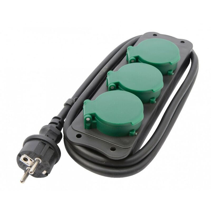 foto del prodotto kaemingk presa multipla elettrica antispruzzo da esterno
