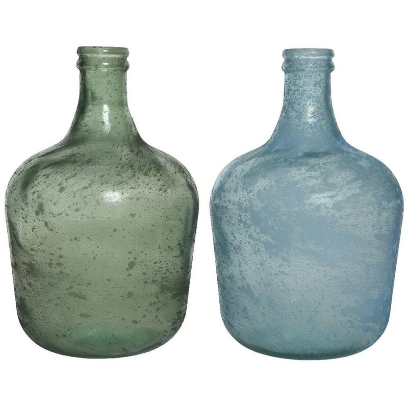 foto del prodotto kaemingk vaso in vetro riciclato 42 cm. pezzo singolo