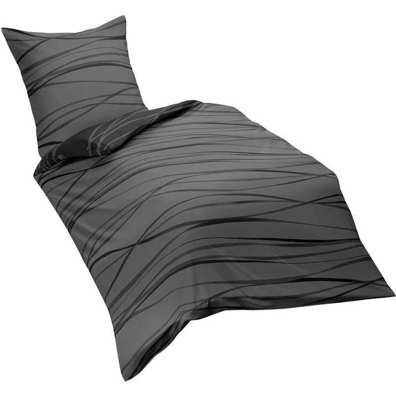foto del prodotto kaeppel g 105840 79d1 vl97 biancheria da letto motion, color stagno, copripiumino singolo, 1 x 80 80 e 135 200 cm