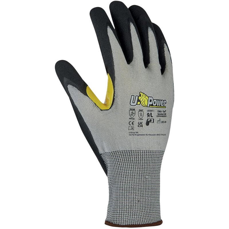 foto del prodotto kai guanti lavoro hppe tungsteno antitaglio e grigio 11 xxl u power