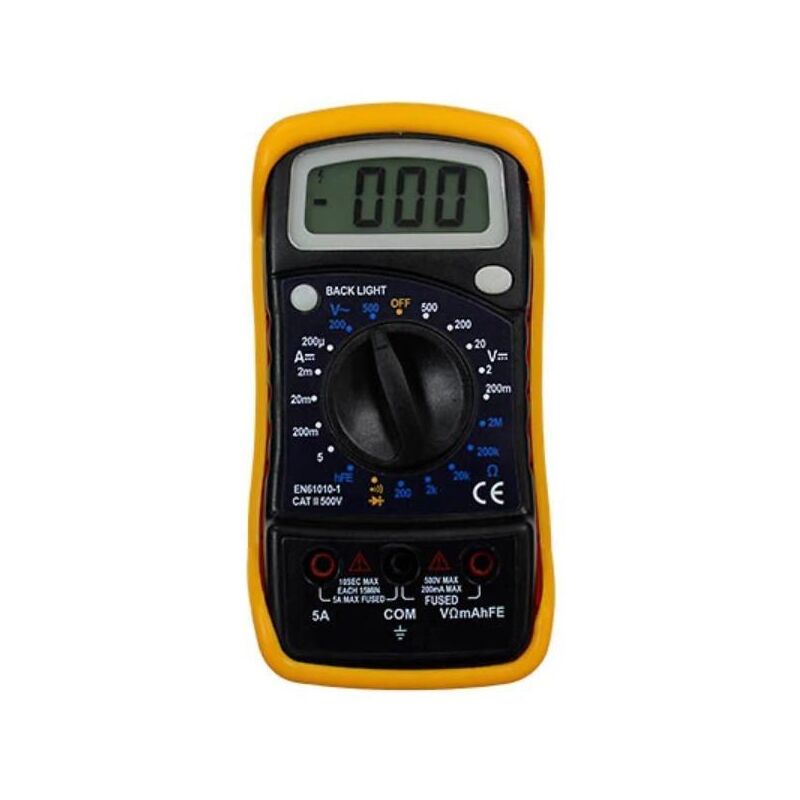 foto del prodotto kaise multimetro digitale di base multi tester 500 v ca cc 5 a ca 5 a
