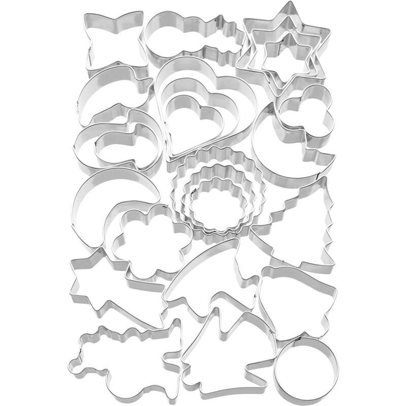 foto del prodotto kaiser original 612911 stampini per biscotti 25 pezzi assortiti