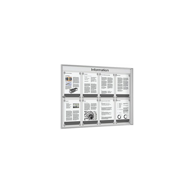 foto del prodotto kaiserkraft bacheca economica bianco sporco formato