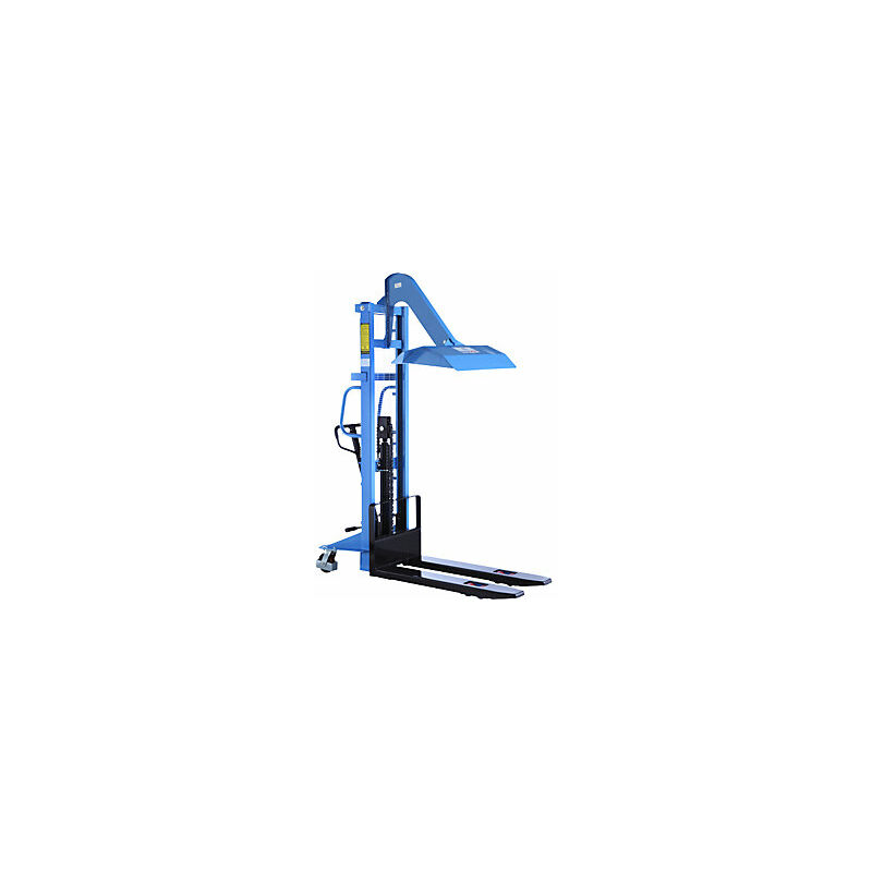 foto del prodotto kaiserkraft carrello elevatore alto con pressa per rifiuti