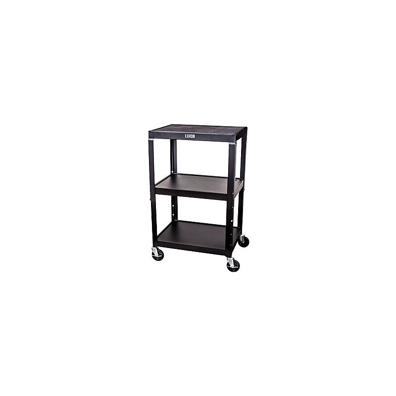 foto del prodotto kaiserkraft carrello in metallo portata 135 kg 3 ripiani