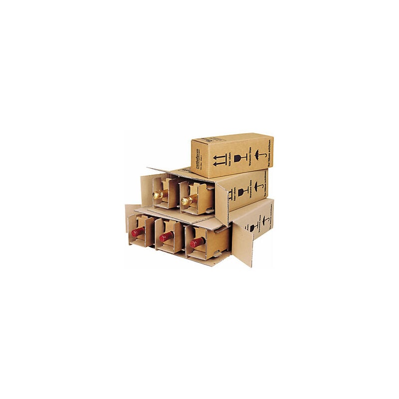immagine 0 del prodotto kaiserkraft ratioform scatola per bottiglie poste dhl ups per bottiglie