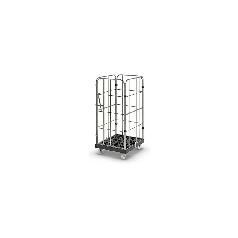 foto del prodotto kaiserkraft rollcontainer 4 lati con anta nero notte 