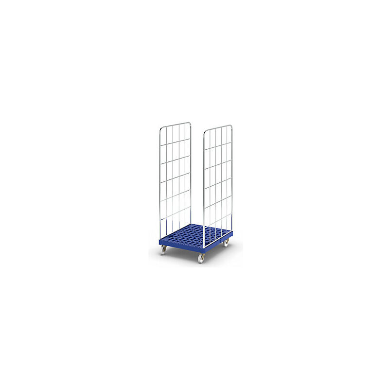 foto del prodotto kaiserkraft rollcontainer con pianale in plastica con ruote 2