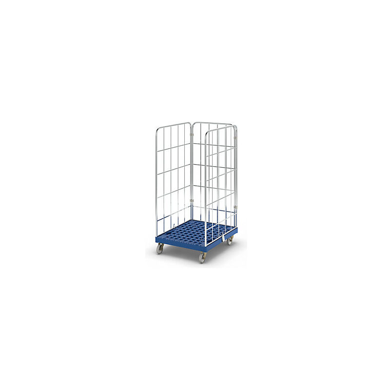 foto del prodotto kaiserkraft rollcontainer con pianale in plastica con ruote 3