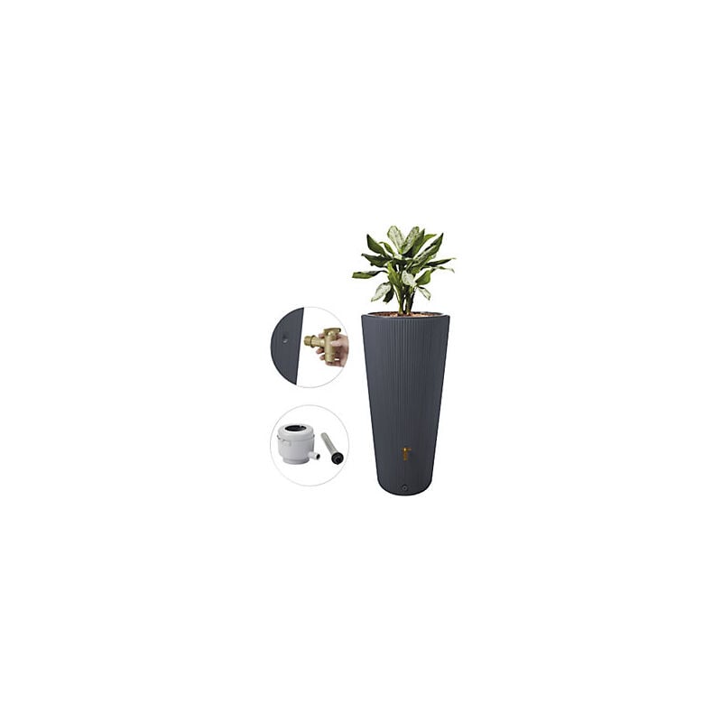 foto del prodotto kaiserkraft serbatoio per acqua piovana vaso decor resistente