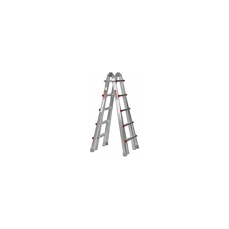 foto del prodotto kaiserkraft wak scala telescopica pieghevole scala da appoggio scala