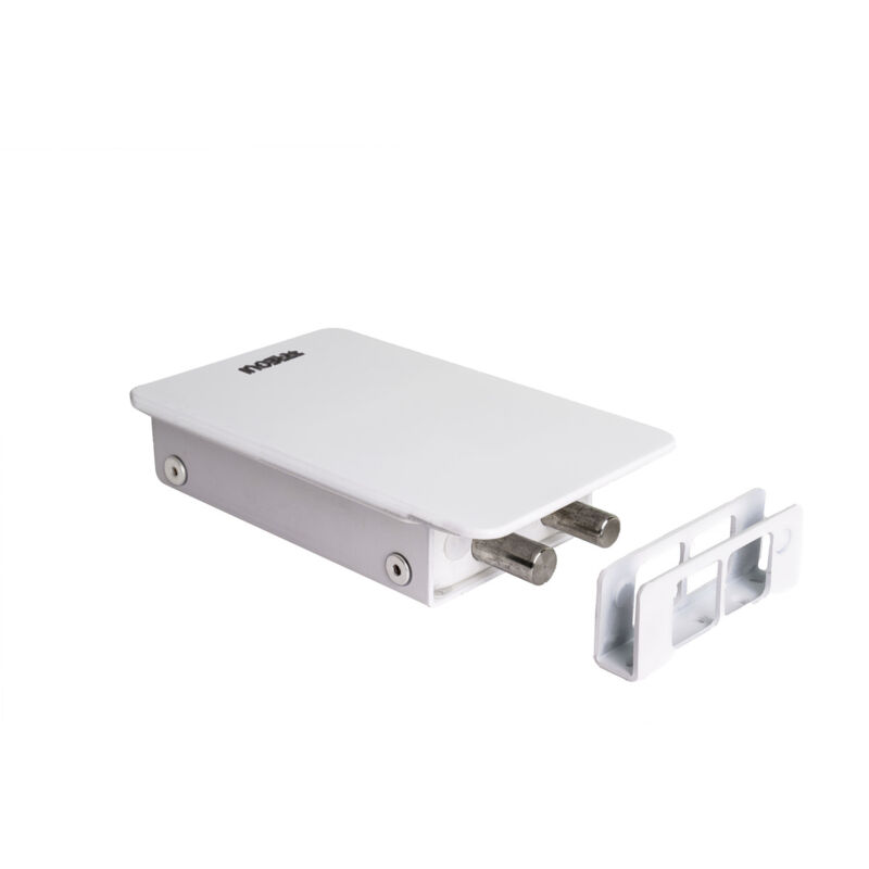 foto del prodotto kamo serratura di sicurezza invisibile per porta con controllo smartphone, antifurto, serratura elettronica per porta con bluetooth bianco arregui