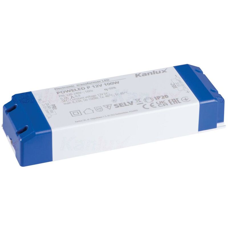 foto del prodotto kanlux alimentatore cv poweled p 12v 100w
