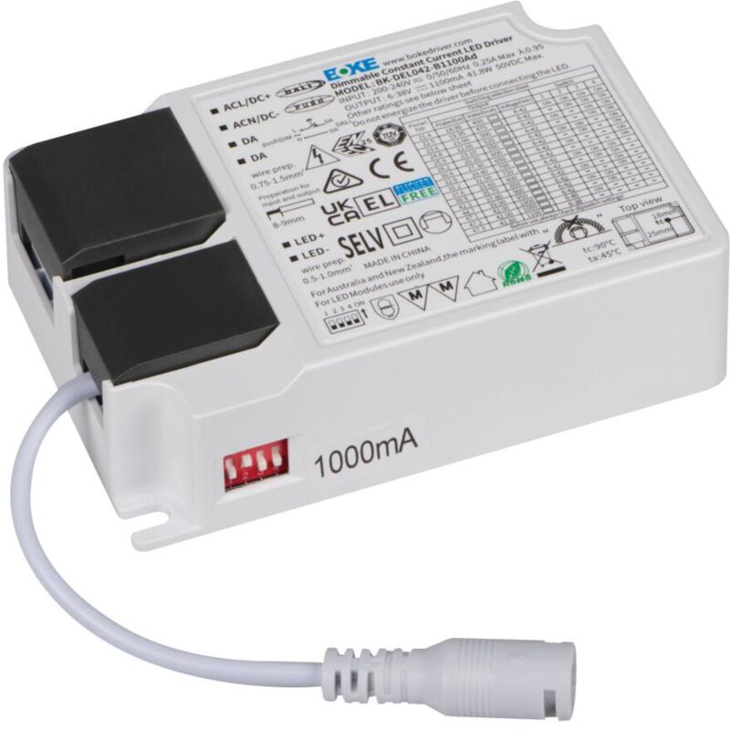 foto del prodotto kanlux alimentatore led blingo drv42w dali bk