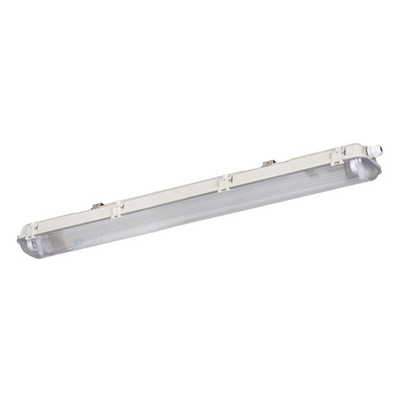 foto del prodotto kanlux controllo a led impermeabile ip65 2x18w 66cm grigio diffusore a rulli