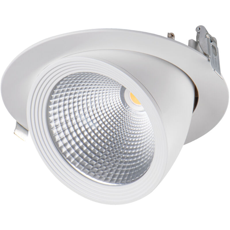 foto del prodotto kanlux downlight led hima 33w incastrato bianco 36 3670lm 190mm orientabile