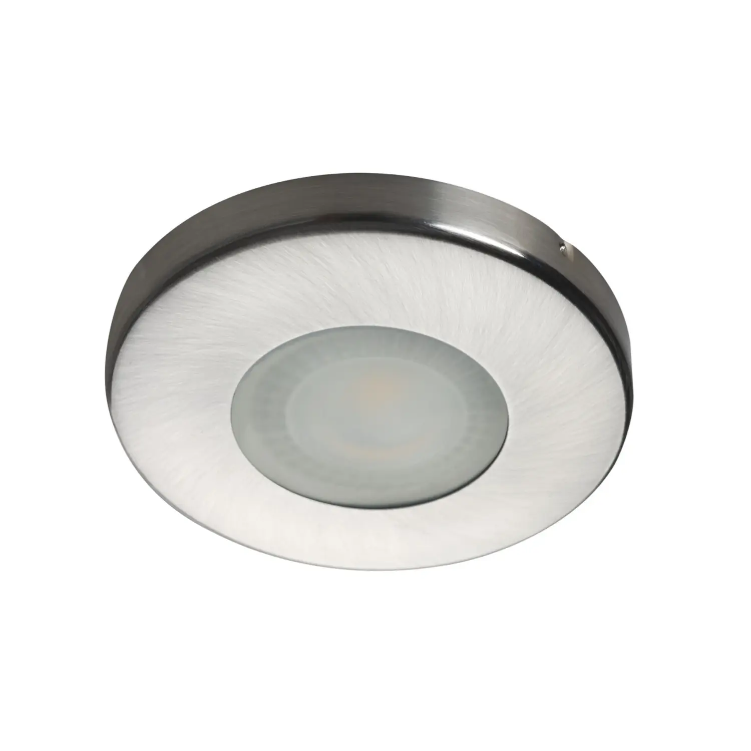 foto del prodotto kanlux faretto incasso stagno bagno foro gx5,3 cromo satinato foro 60 mm