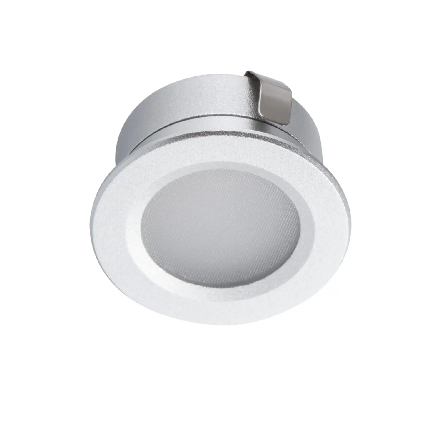 foto del prodotto kanlux faretto incasso stagno imber bagno doccia 1 watt 12 volt bianco naturale alluminio
