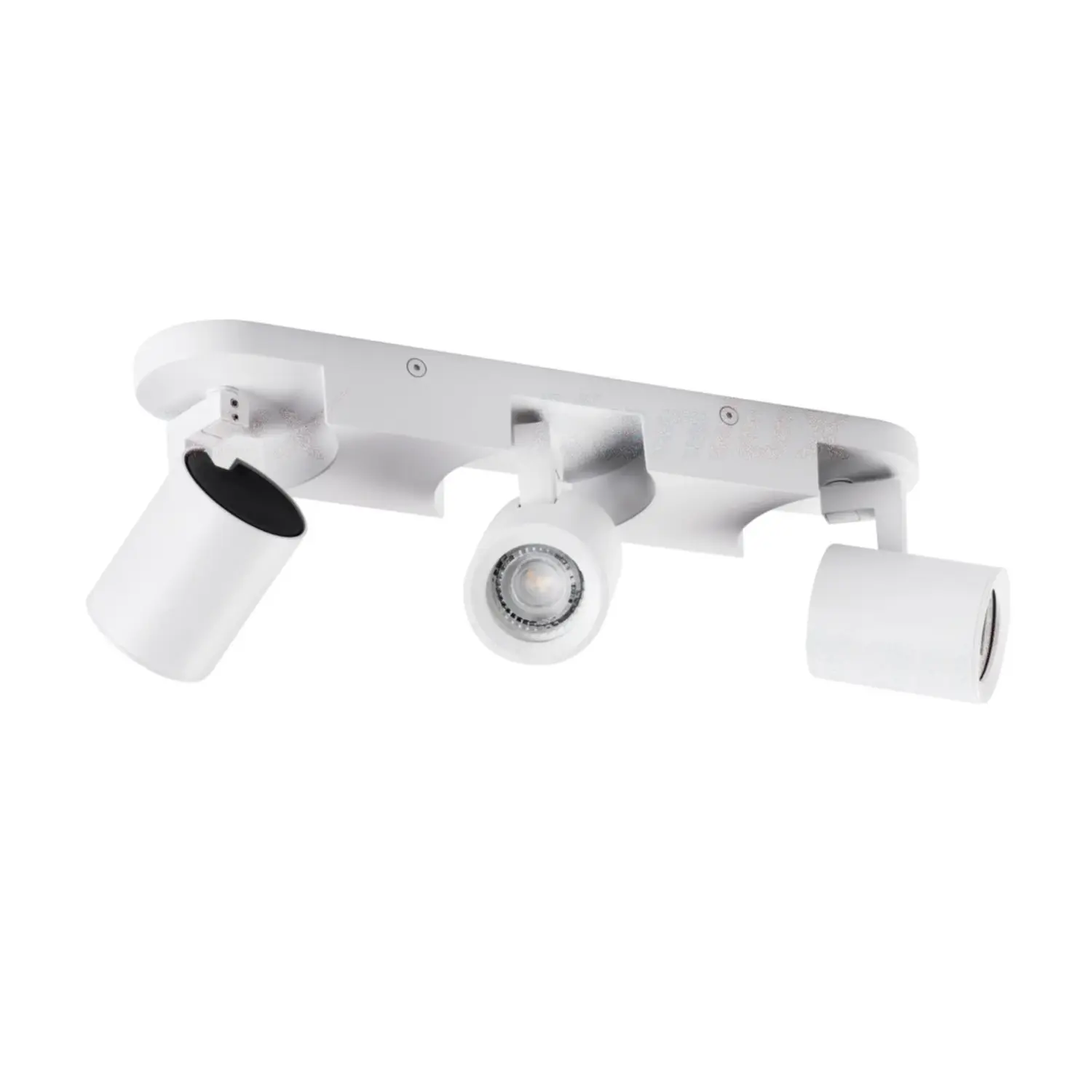 foto del prodotto kanlux faretto lampada da parete laurin gu10 bianco 3 luci orientabile