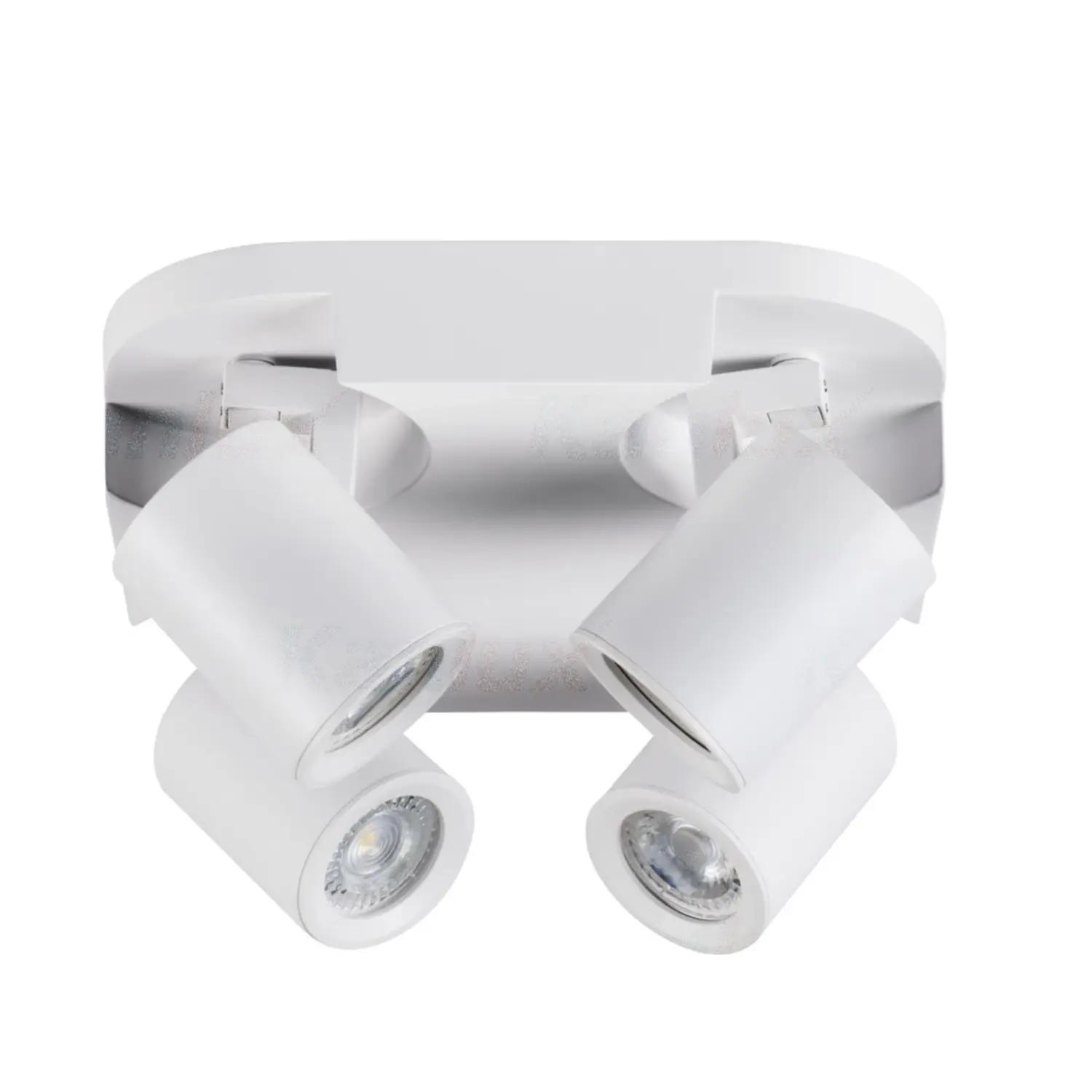 foto del prodotto kanlux faretto lampada da parete laurin gu10 bianco 4 luci orientabile