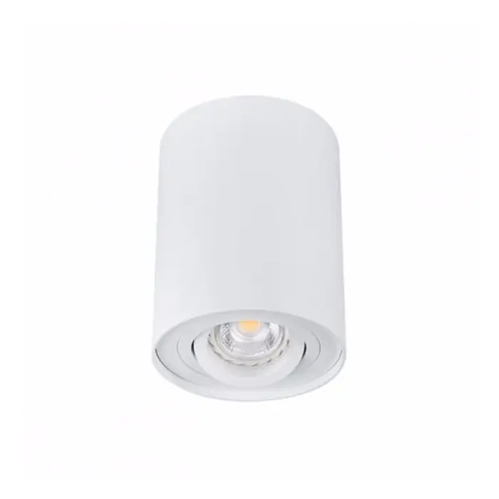 foto del prodotto kanlux faretto lampada da soffitto spot tondo orientabile gu10 bianco 1 luce