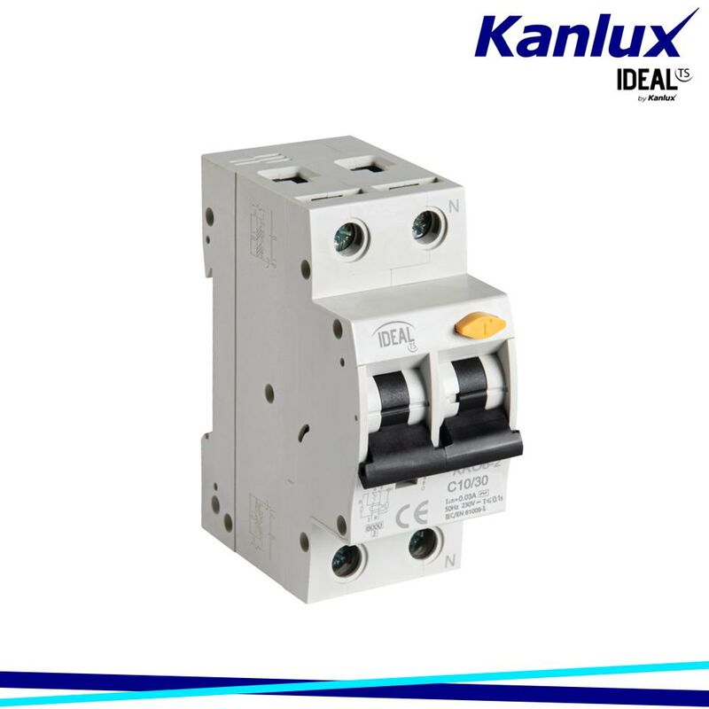 foto del prodotto kanlux interruttore magnetotermicodifferenziale 6ka 2p kro6 2 c10 30