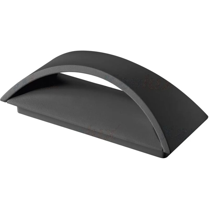 foto del prodotto kanlux lampada da esterno parete facciata esterna led bianco naturale grafite 8 watt