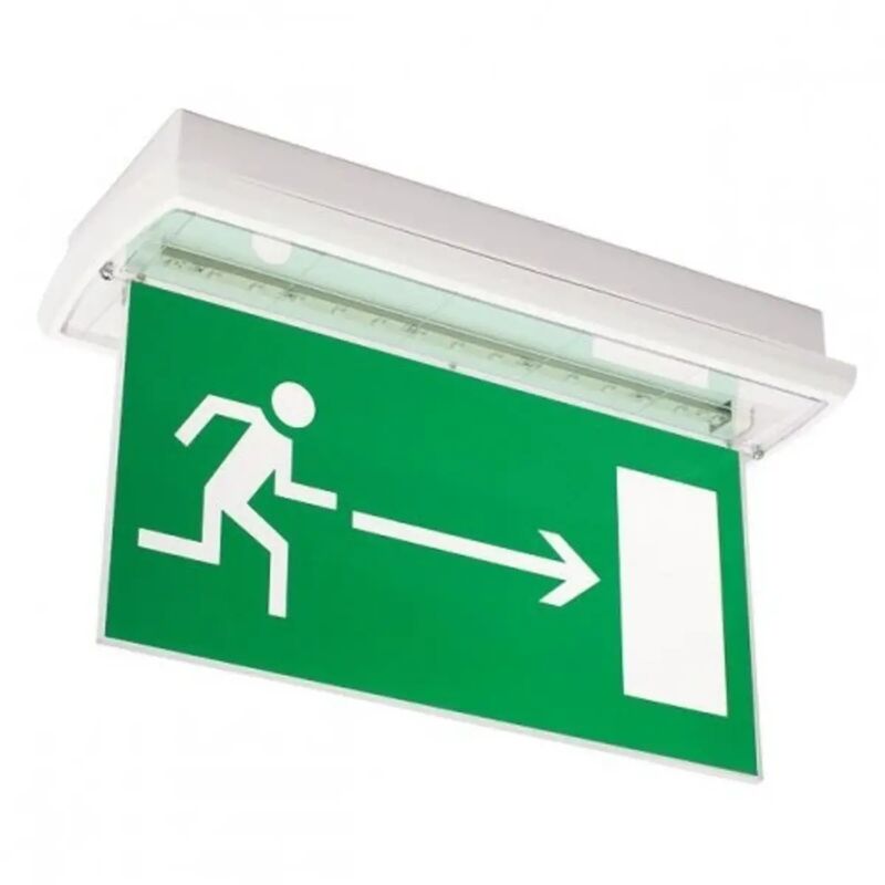 foto del prodotto kanlux lampada di emergenza a bandiera soffitto bianco freddo 4 watt