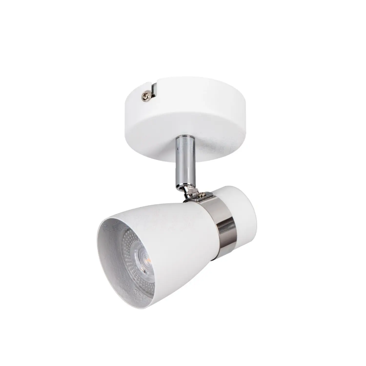foto del prodotto kanlux lampada faretto parete soffitto enali gu10 bianco 1 luce orientabile