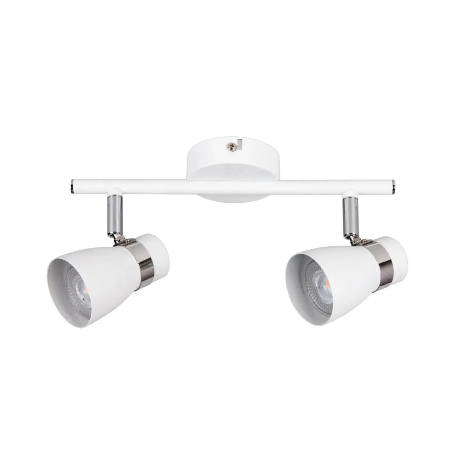 foto del prodotto kanlux lampada faretto parete soffitto enali gu10 bianco 2 luci orientabile