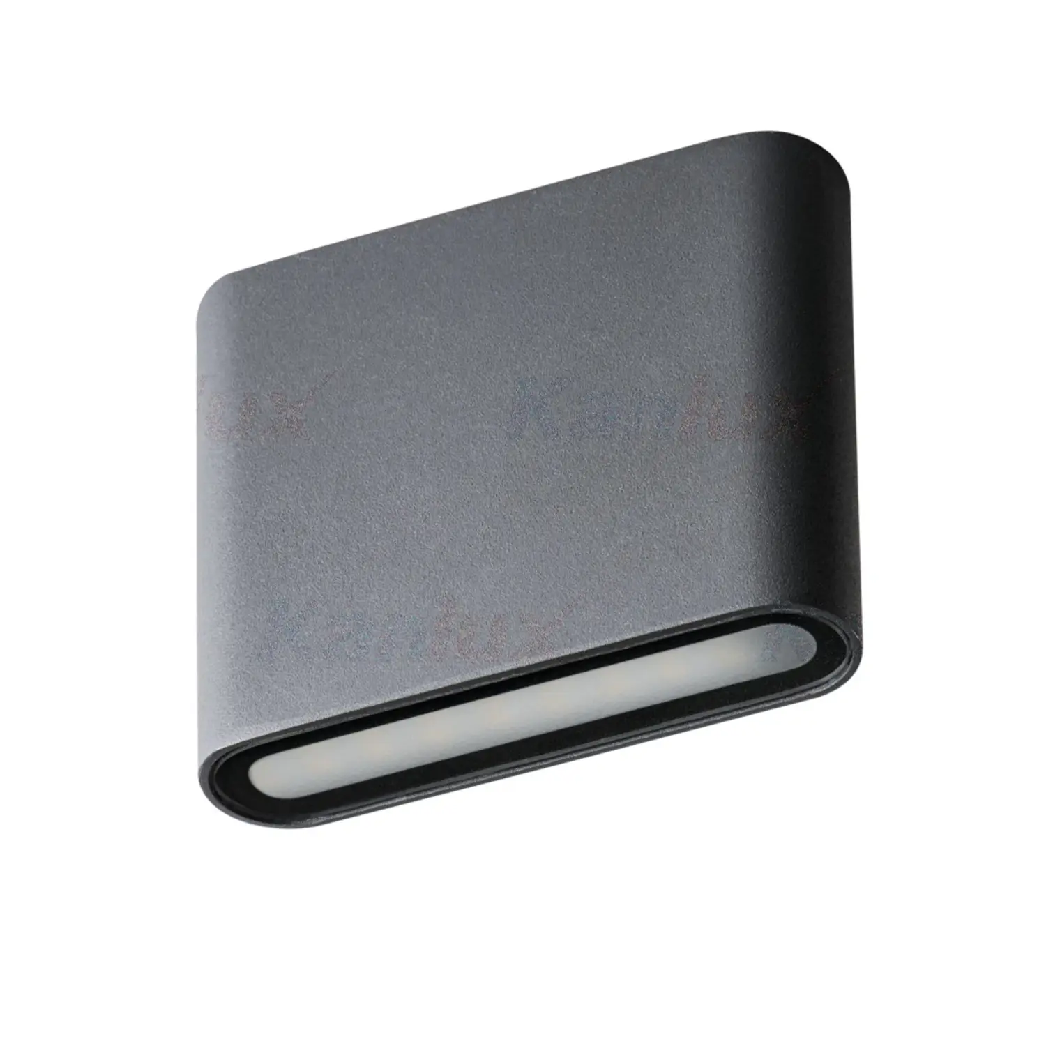 foto del prodotto kanlux lampada parete led facciata 230v doppia luce 8 watt bianco naturale grafite