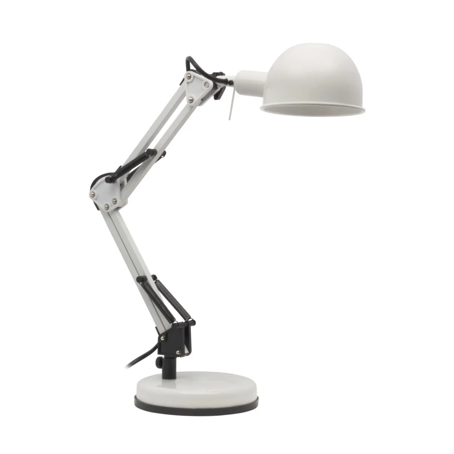 foto del prodotto kanlux lampada scrivania braccio regolabile pixa e14 bianco