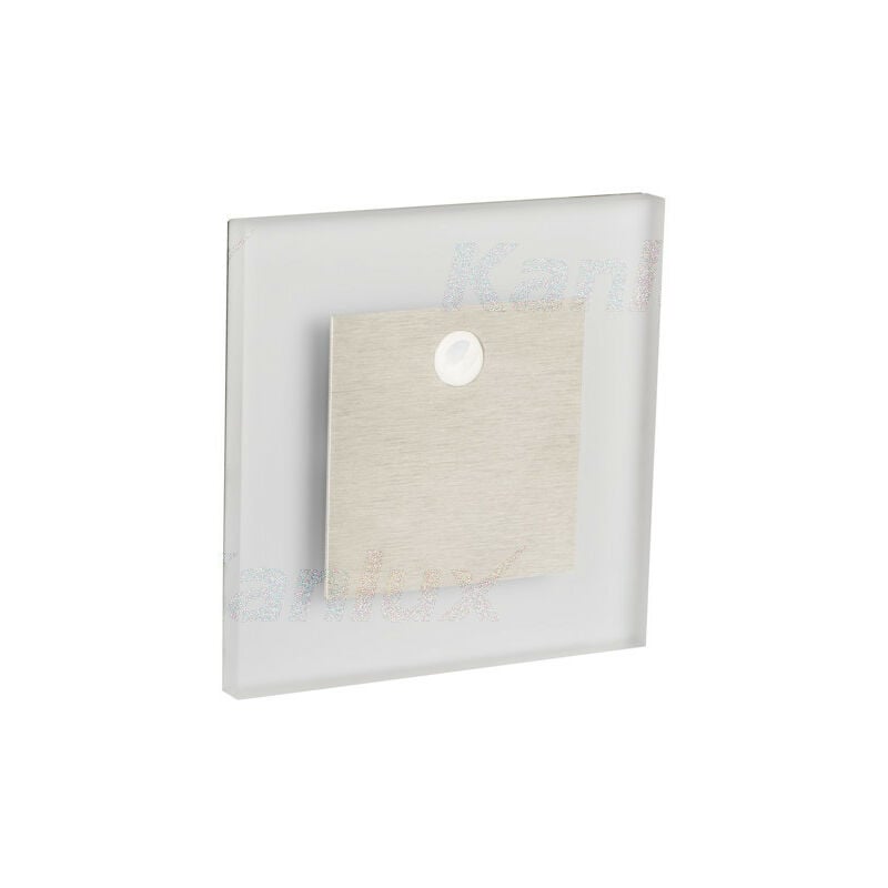 foto del prodotto kanlux mini spot stairwell rilevatore riparabile 0.8w 15lm non sole ip20 75mmx75mm bianco giorno 6500k