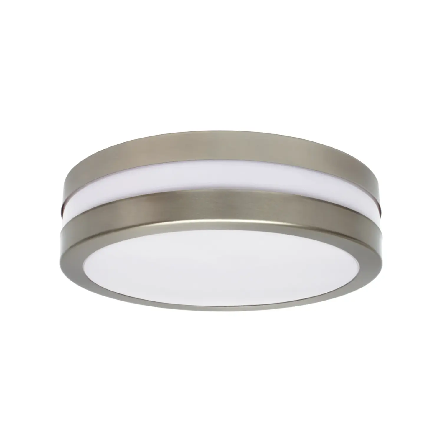 foto del prodotto kanlux plafoniera cromo opaco jurba stagna e27 2 luci tondo