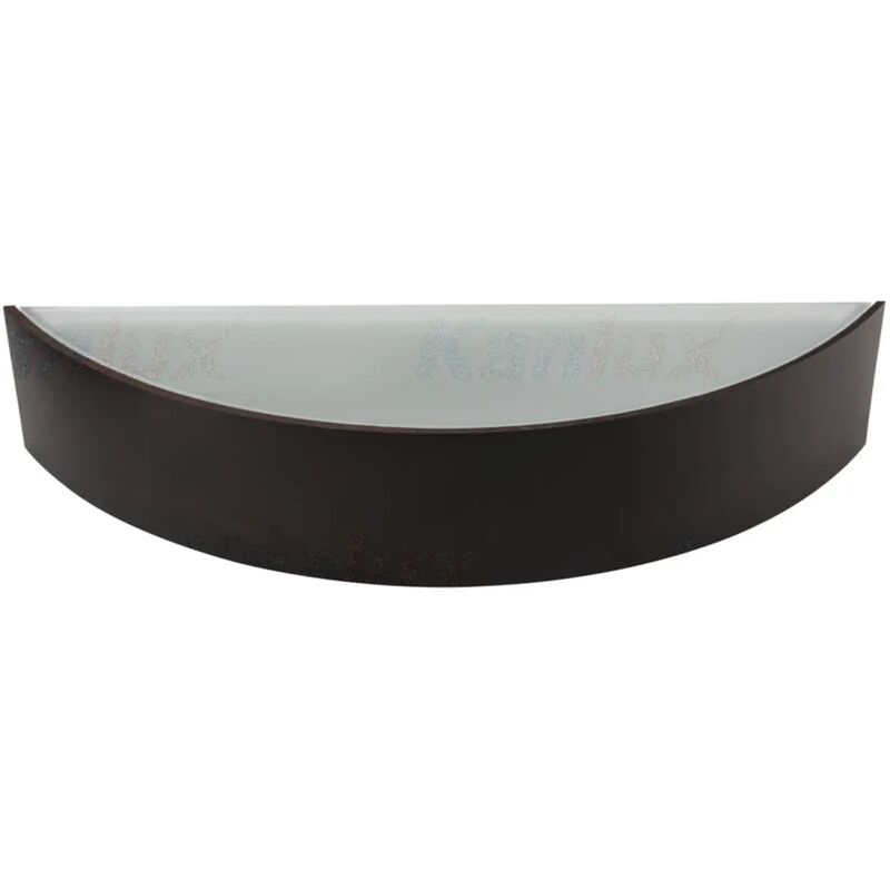 foto del prodotto kanlux plafoniera lampada parete legno applique weng e27 mezza luna