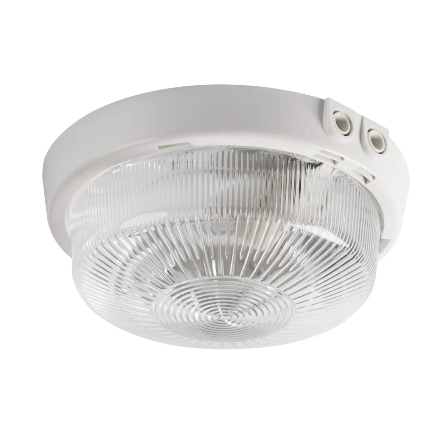 foto del prodotto kanlux plafoniera stagna vetro 230v e27 225 mm bianco