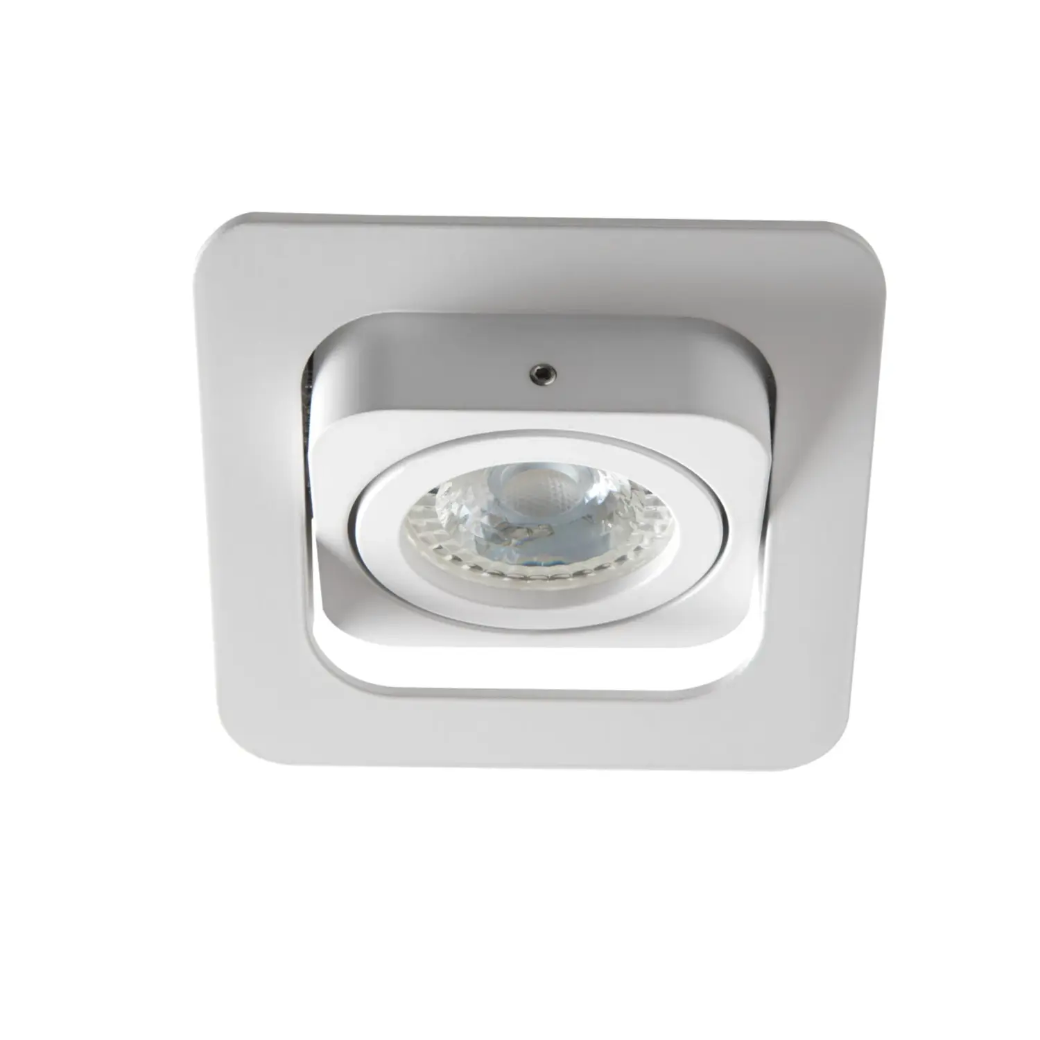 foto del prodotto kanlux porta faretto incasso alren gu10 bianco orientabile quadrato