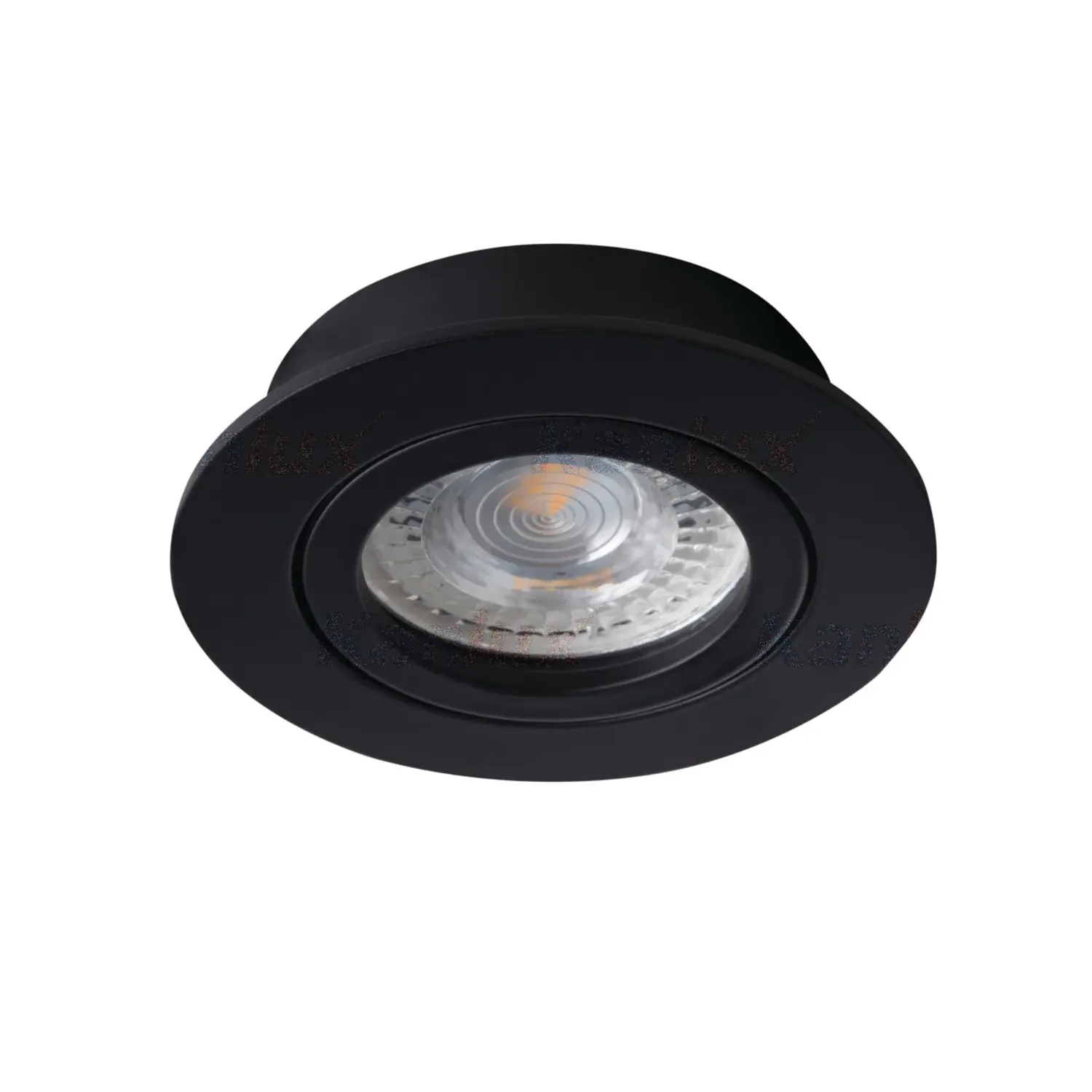 foto del prodotto kanlux porta faretto incasso dalla gx5,3 nero 1 luce orientabile tondo