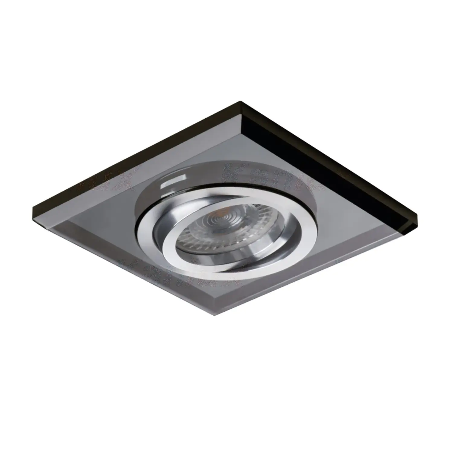 foto del prodotto kanlux porta faretto incasso decorativo vetro blu scuro 1 luce orientabile quadrato