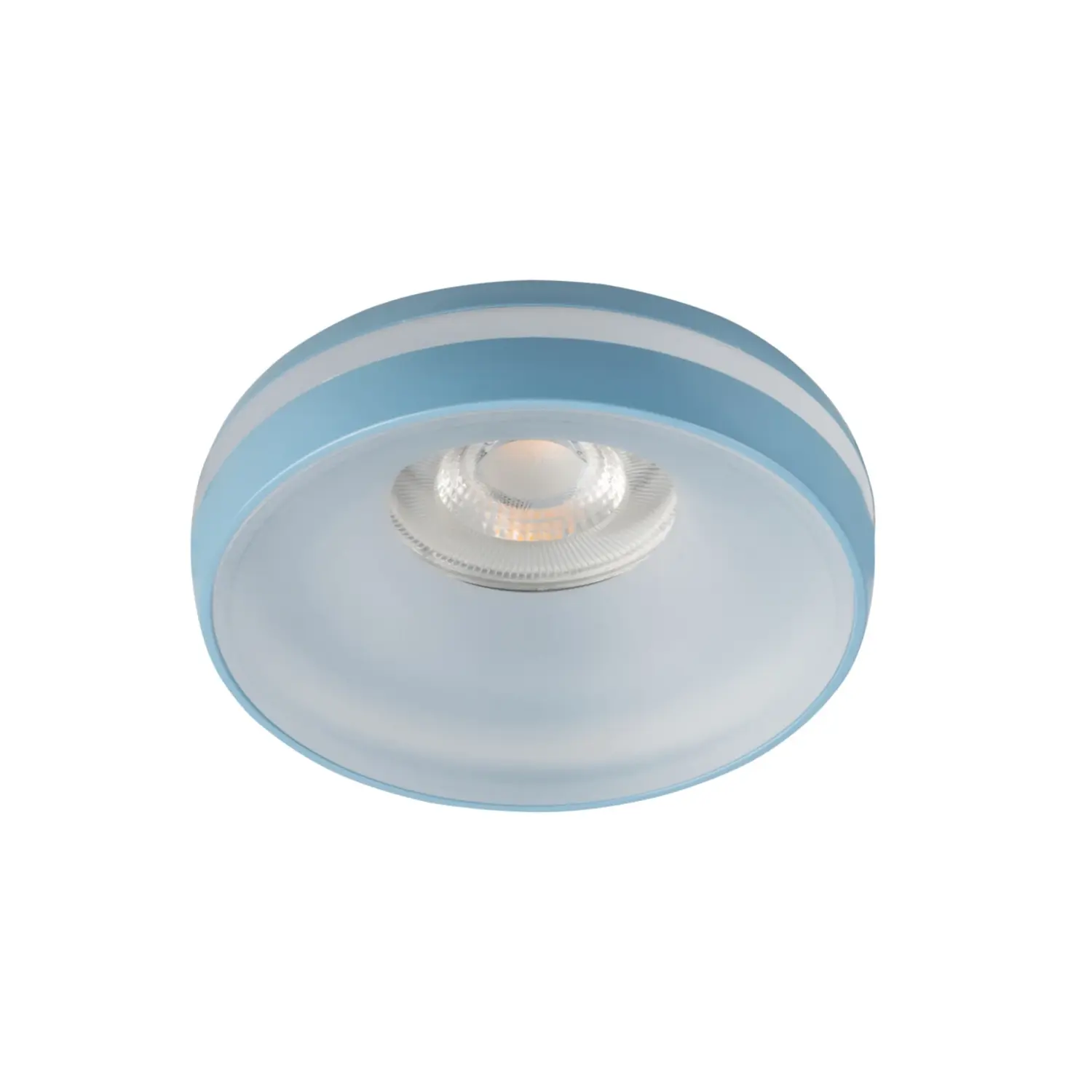 foto del prodotto kanlux porta faretto incasso eliceo decorativo 230v gu10 azzurro tondo