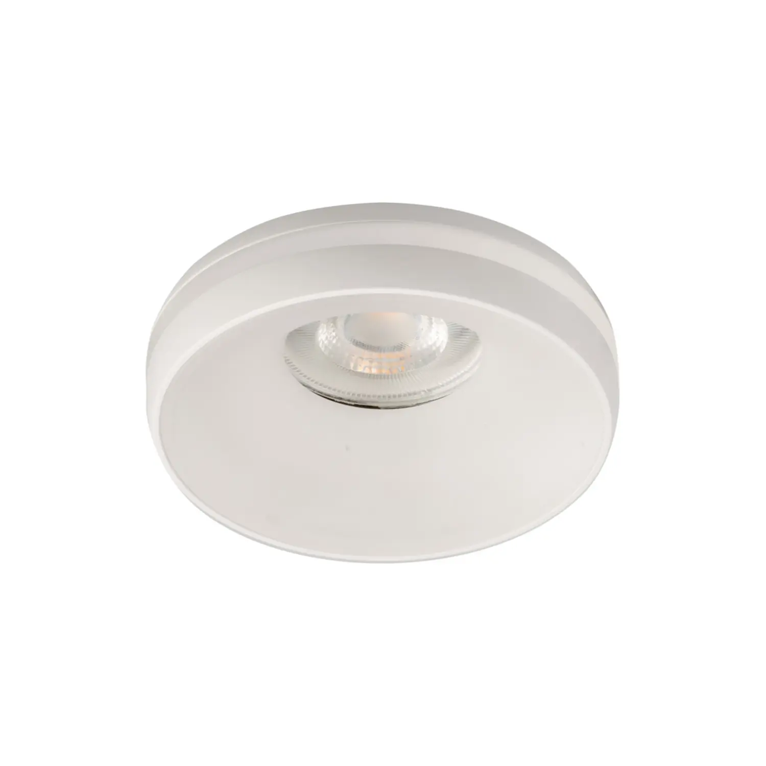 foto del prodotto kanlux porta faretto incasso eliceo decorativo 230v gu10 bianco tondo