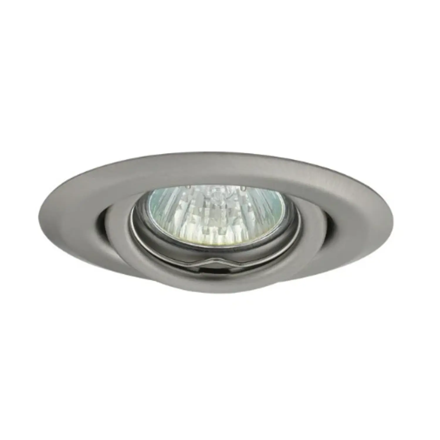 foto del prodotto kanlux porta faretto incasso gx4 mr11 foro 60 70mm cromo opaco orientabile