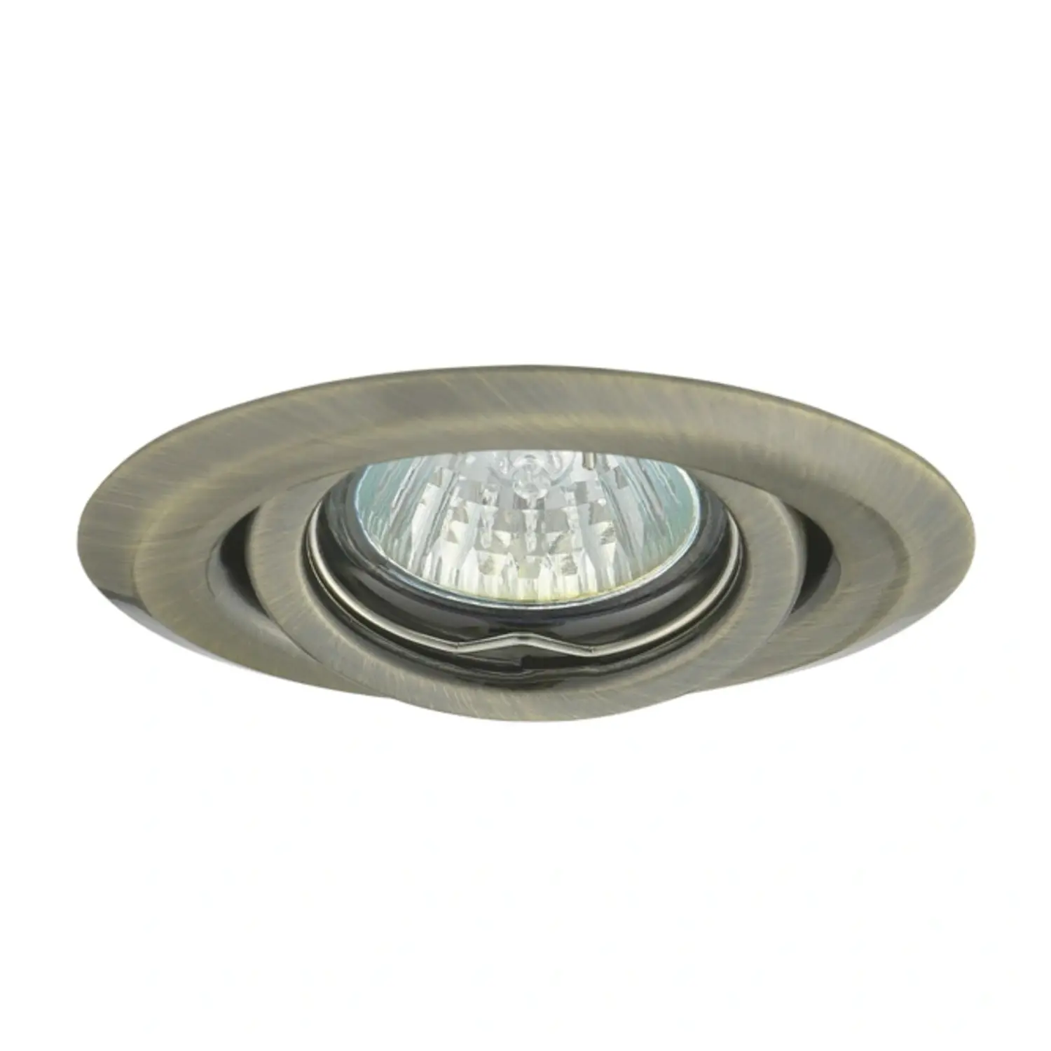 foto del prodotto kanlux porta faretto incasso gx4 mr11 foro 60-70mm ottone opaco orientabile