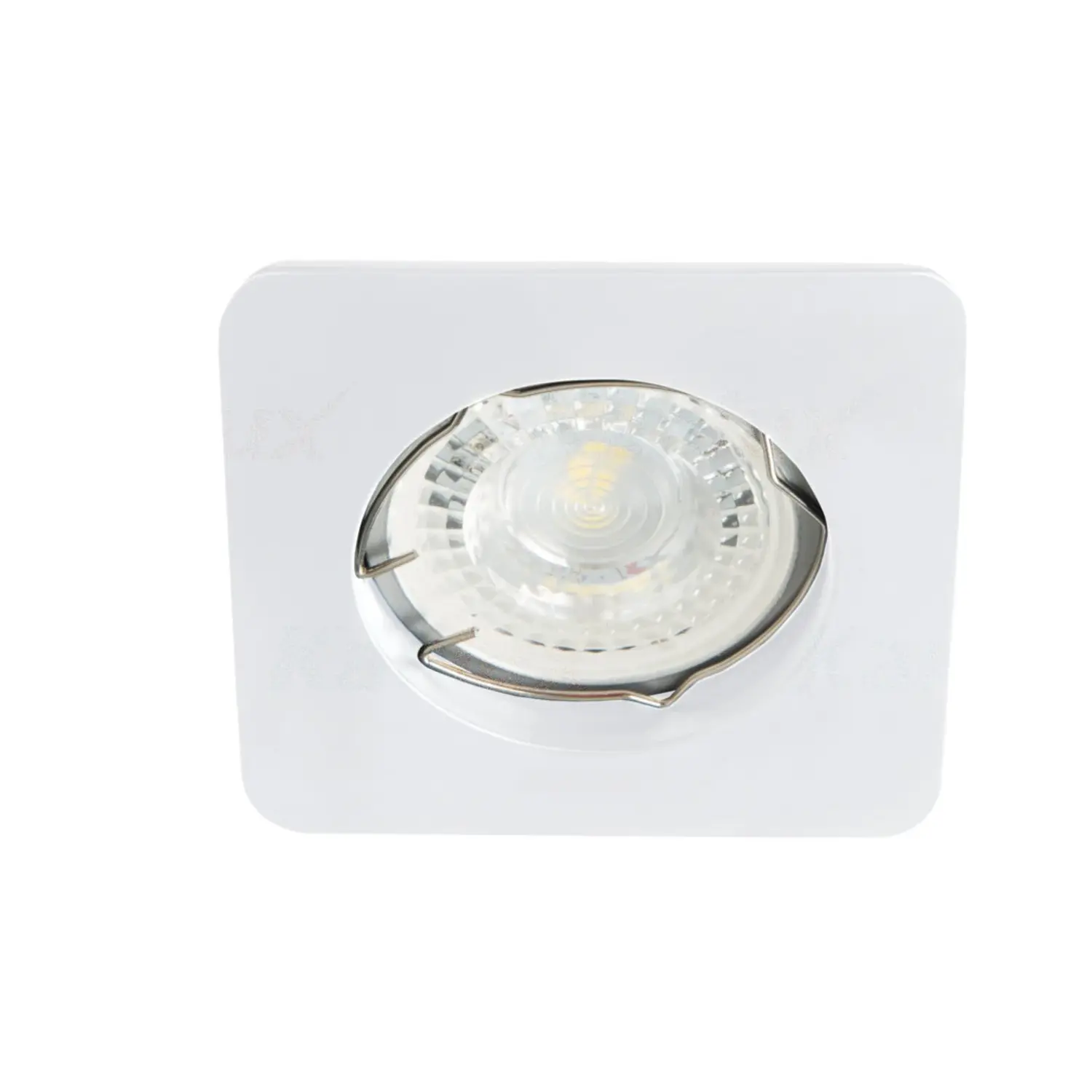 foto del prodotto kanlux porta faretto incasso nesta bianco alluminio 1 luce fisso quadrato