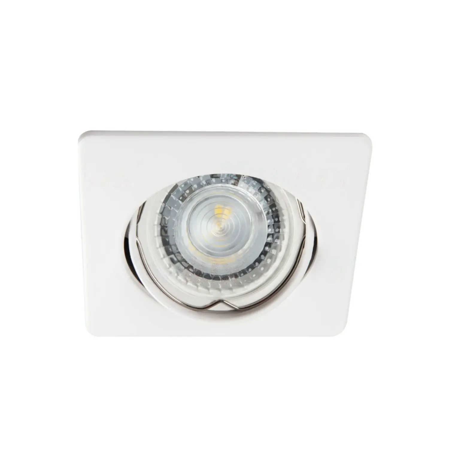 foto del prodotto kanlux porta faretto incasso nesta bianco alluminio 1 luce orientabile quadrato