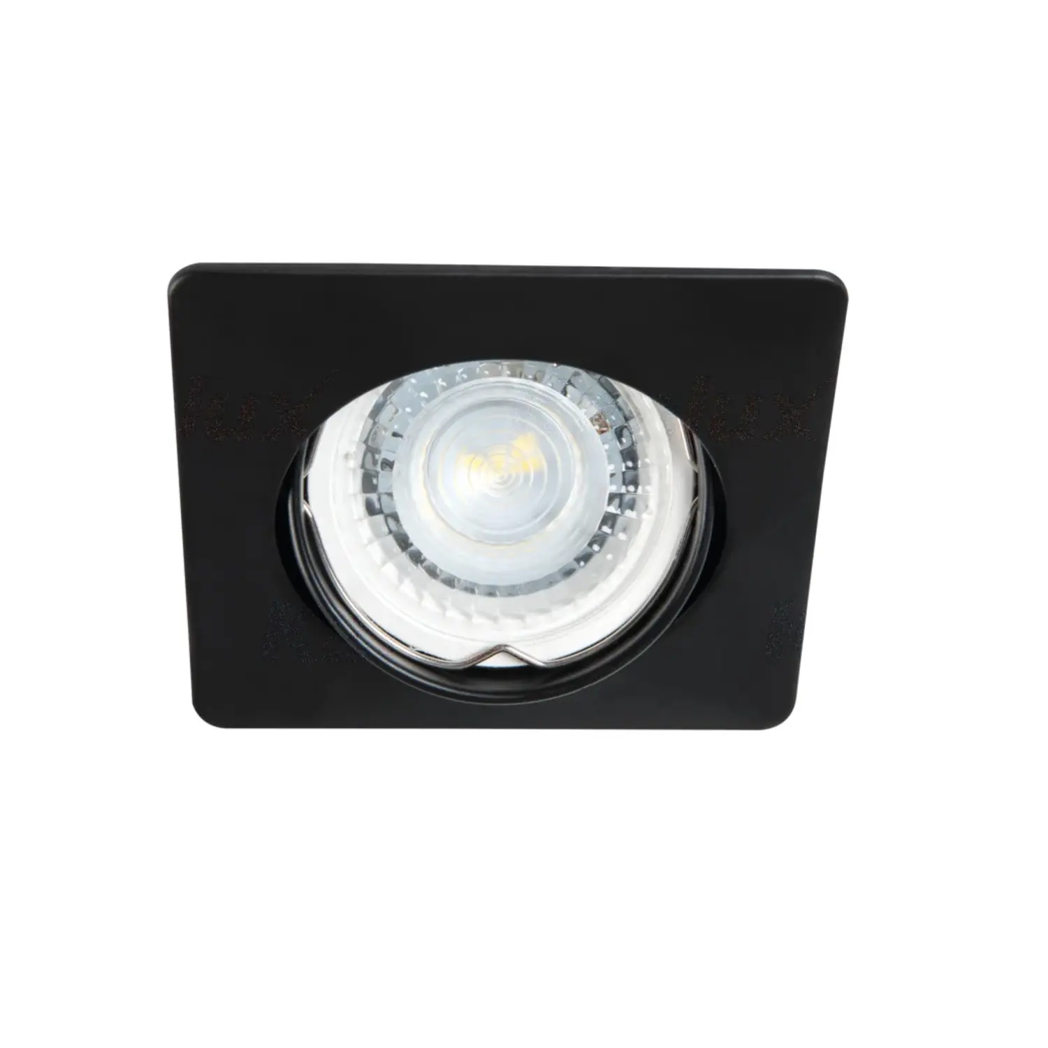 foto del prodotto kanlux porta faretto incasso nesta nero alluminio 1 luce orientabile quadrato