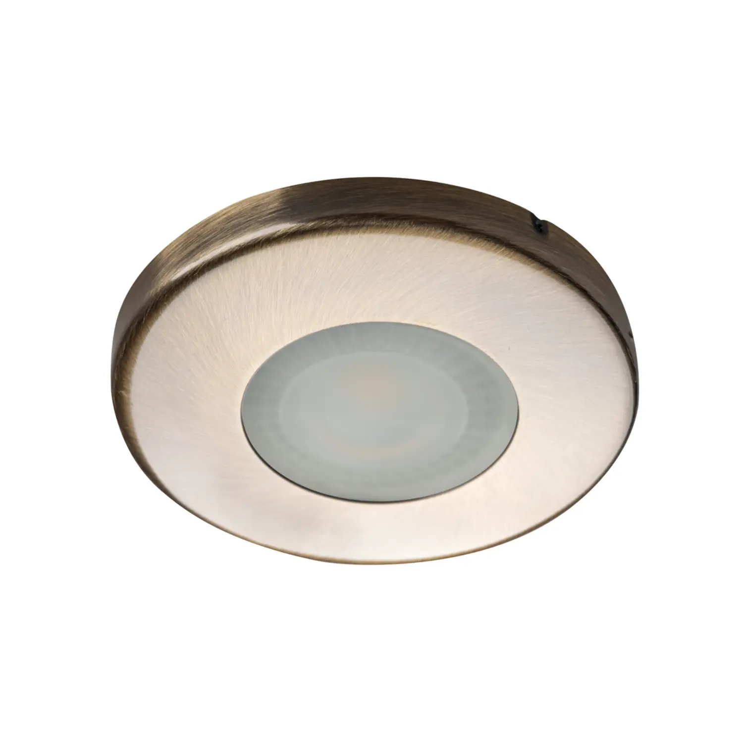 foto del prodotto kanlux porta faretto incasso stagno bagno gx5,3 ottone opaco foro 60 mm