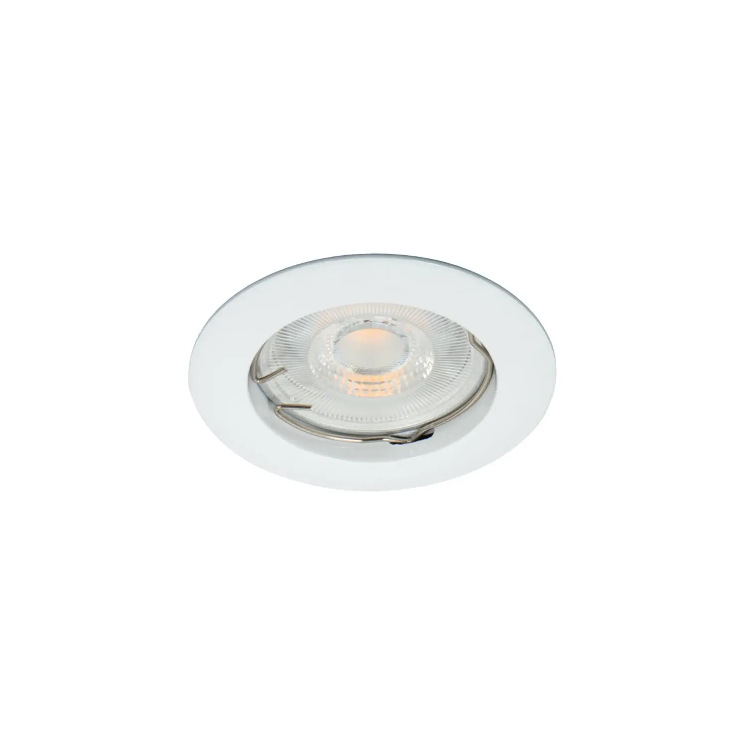foto del prodotto kanlux porta faretto incasso vidi gx5,3 bianco fisso foro 60 mm tondo